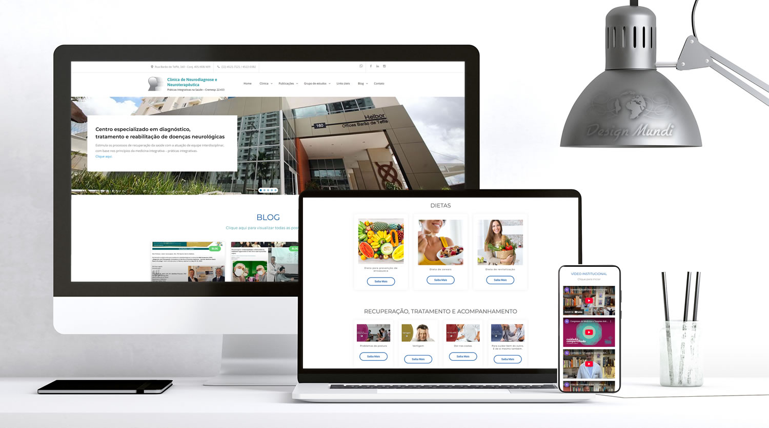 Site para Clínica de Neurologia