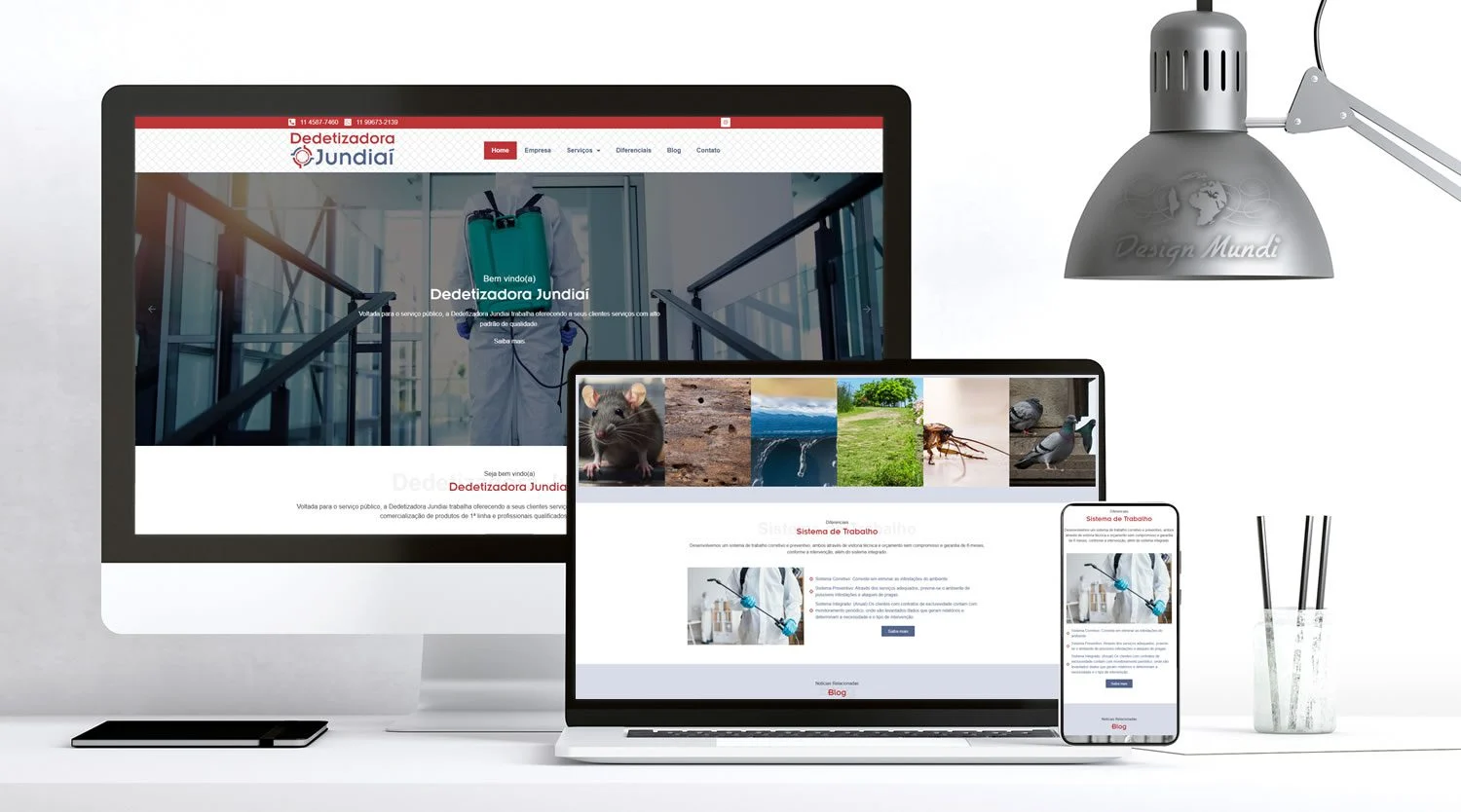 Site para dedetizadora em Jundiaí