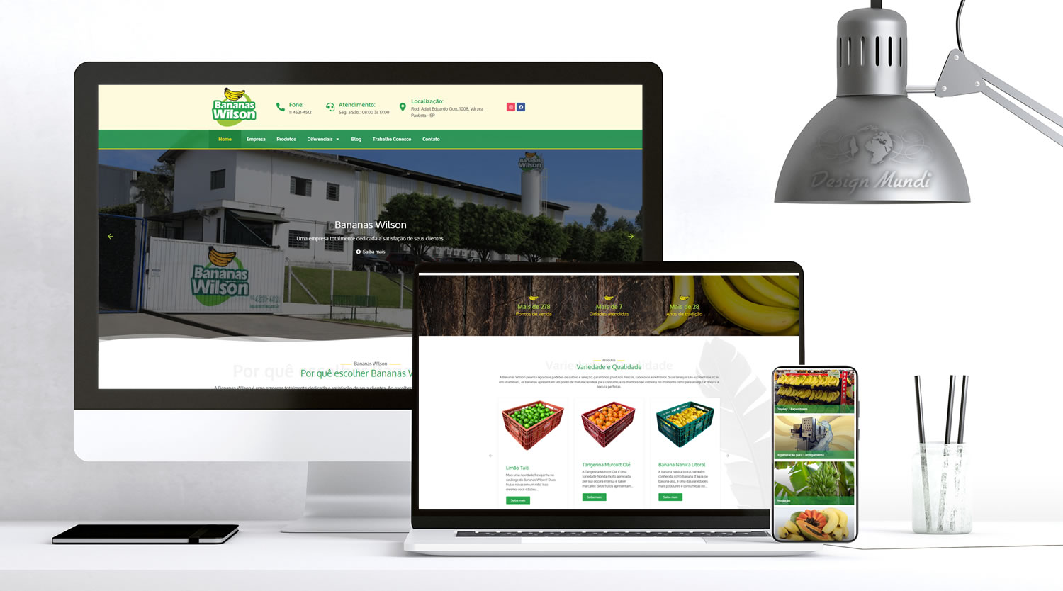 Site para Distribuidora de Frutas