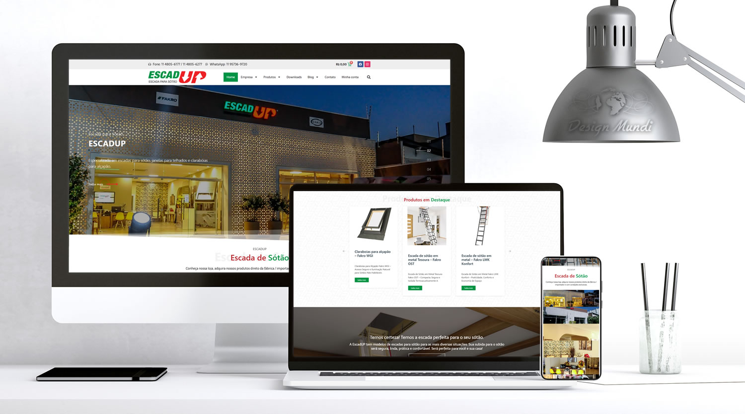 Loja Virtual para Escadas de Sótão - Escadup