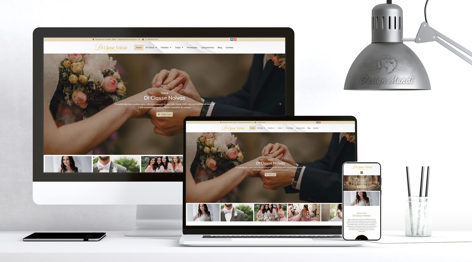 Site para Loja de Vestidos