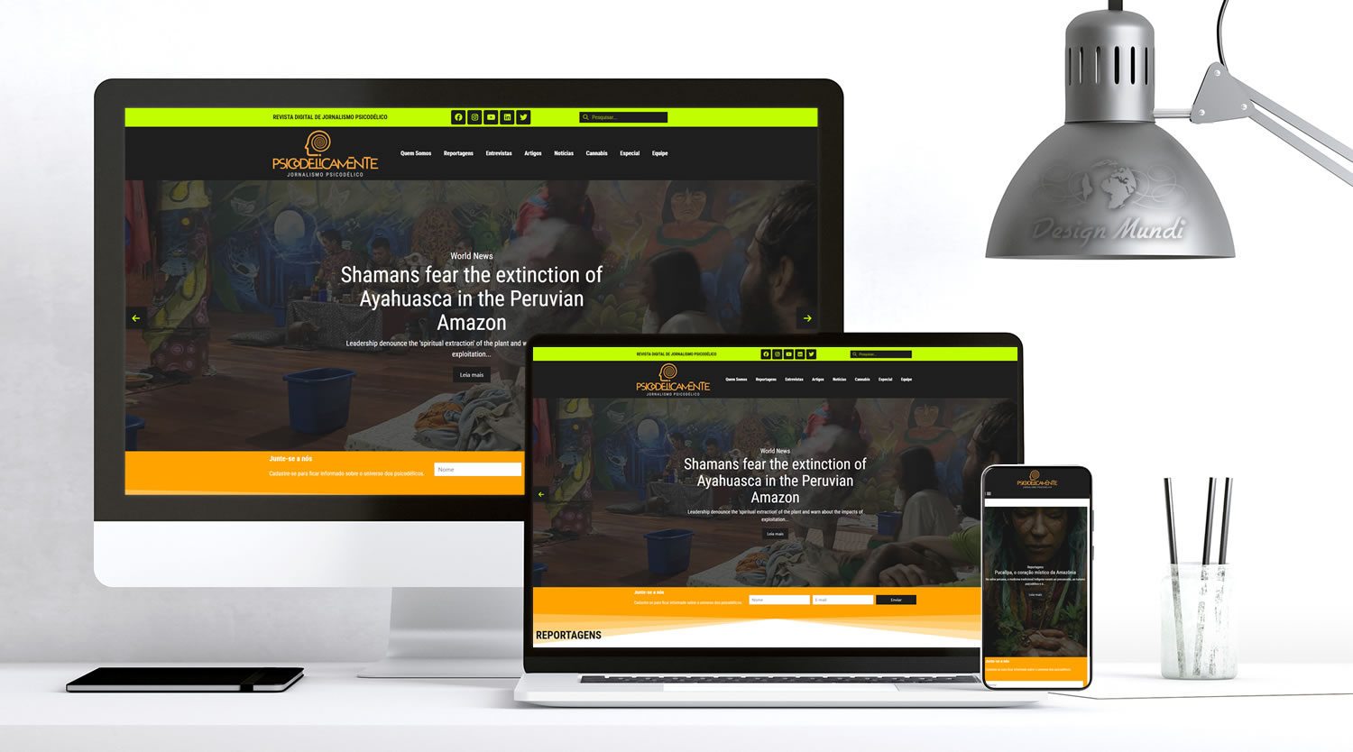 Site para Revista Online