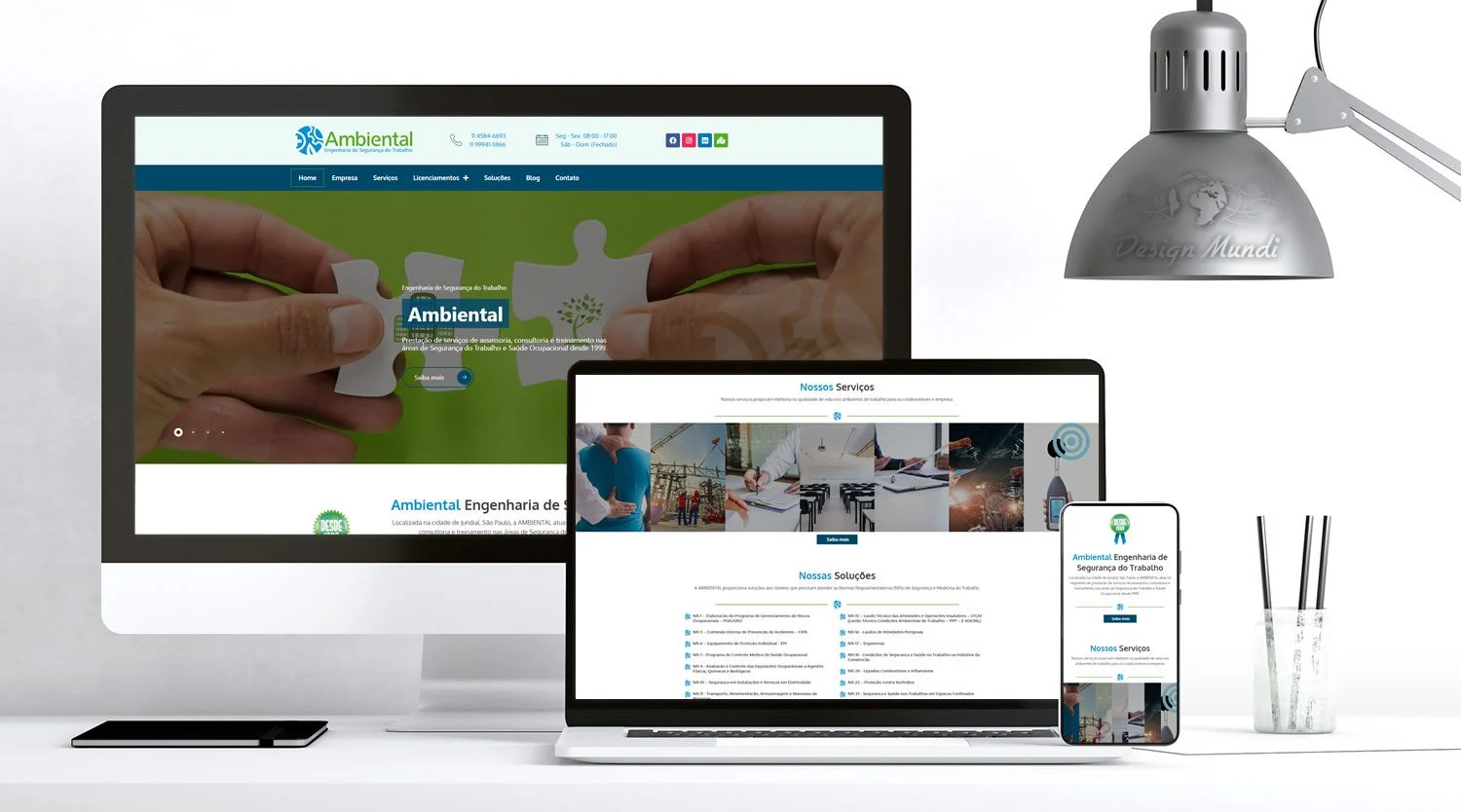 Site para Escritório de Segurança do Trabalho