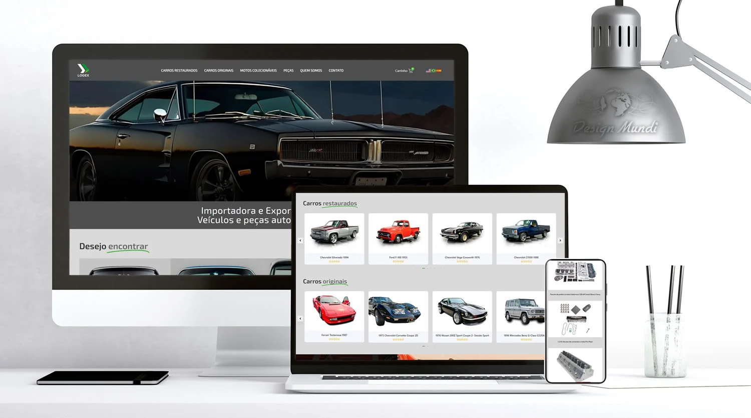 Site para importadora Logex