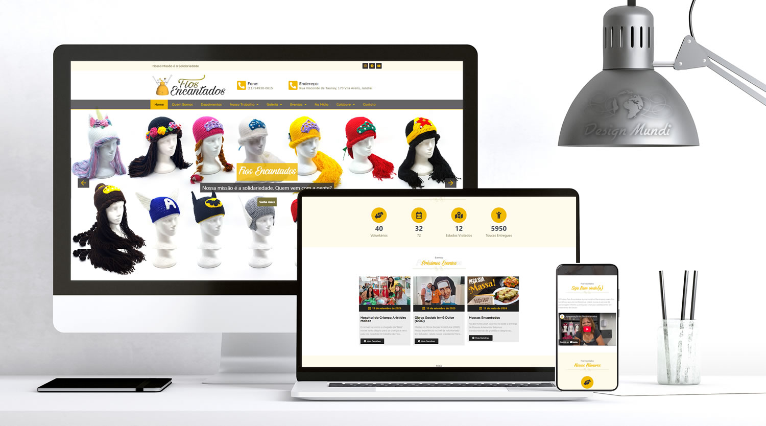 Sites para ONGs sem fins lucrativos em Jundiaí