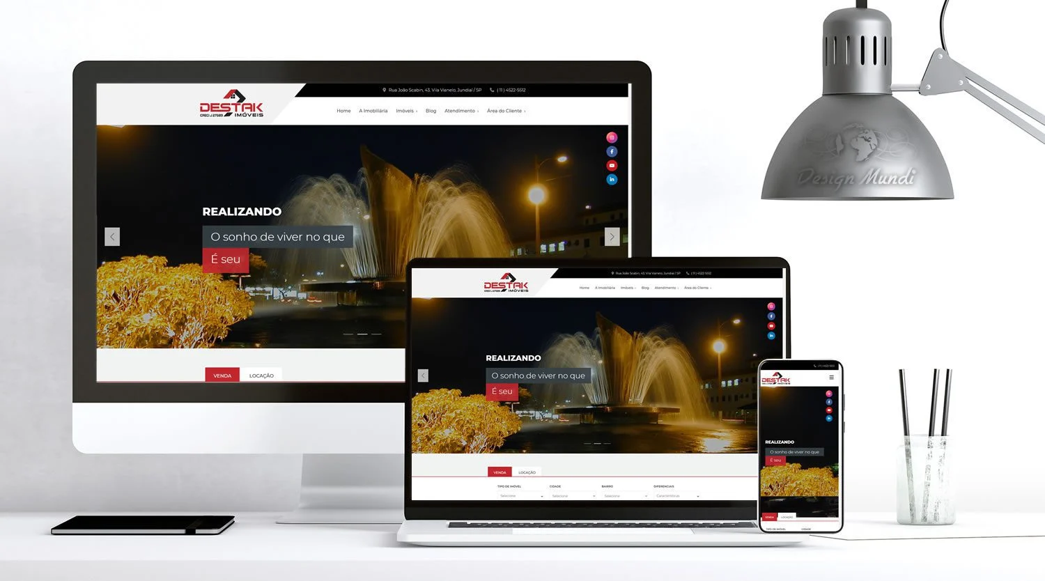 Site para Imobiliária