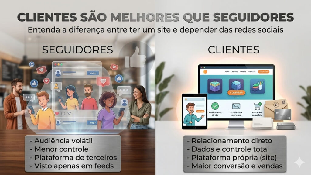 Clientes são melhores que seguidores