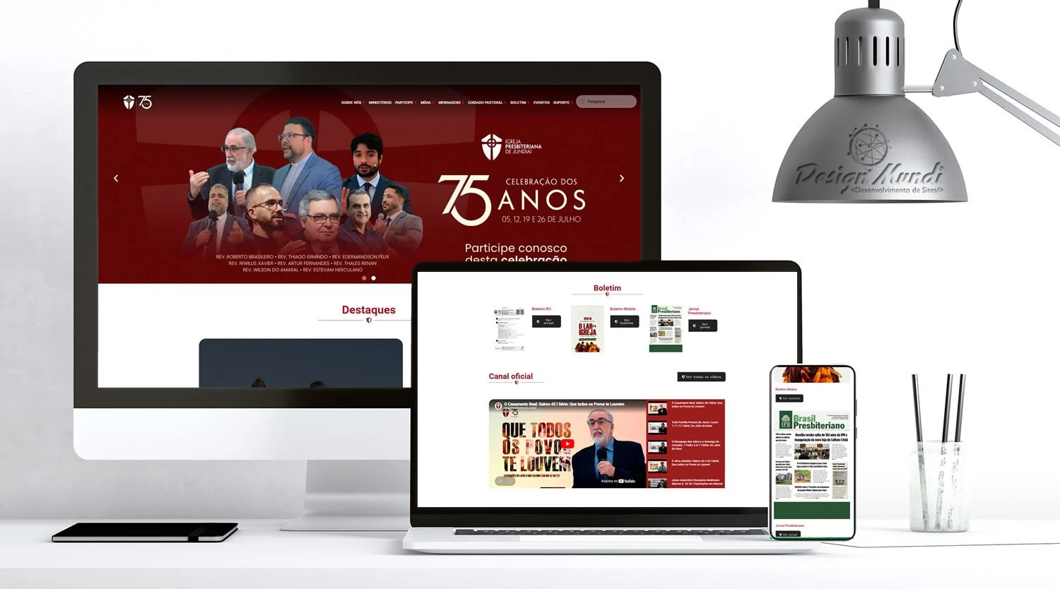 Site para Igrejas
