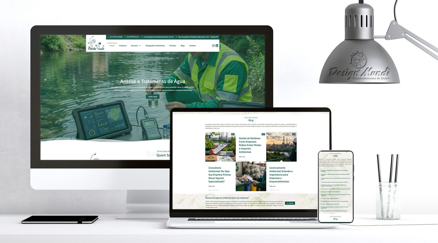 Site para Soluções Ambientais